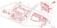 AUTO RADIO(LH)(1) for Honda CIVIC 1.8EXE 5 Doors 5 speed automatic 2011