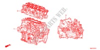 ENGINE ASSY./TRANSMISSION  ASSY.(1.4L) for Honda CIVIC 1.4SPORT 5 Doors 6 speed manual 2011