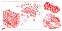 ENGINE ASSY./TRANSMISSION  ASSY.(DIESEL) for Honda CIVIC 2.2SPORT 5 Doors 6 speed manual 2011