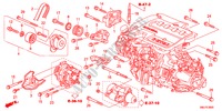 ENGINE MOUNTING BRACKET(D IESEL) for Honda CIVIC 2.2BASE 5 Doors 6 speed manual 2011