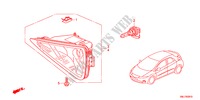 FOG LIGHT for Honda CIVIC 1.8GT    AUDIOLESS 5 Doors 5 speed automatic 2011