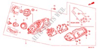 HEATER CONTROL(RH) for Honda CIVIC 1.8EX 5 Doors 5 speed automatic 2011