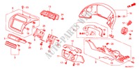 INSTRUMENT PANEL GARNISH( RH)(DRIVER SIDE) for Honda CIVIC 1.4S 5 Doors 6 speed manual 2011