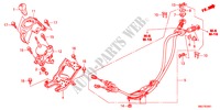 SHIFT LEVER(MT)(RH) for Honda CIVIC 1.8EX 5 Doors 6 speed manual 2011
