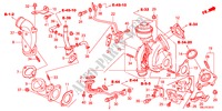 TURBOCHARGER(DIESEL) for Honda CIVIC 2.2ES 5 Doors 6 speed manual 2011