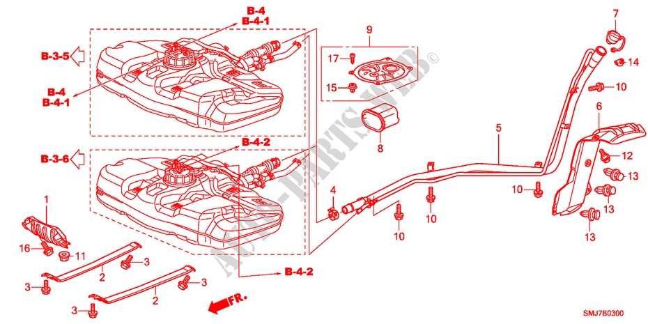 FUEL FILLER PIPE for Honda CIVIC 1.4GT    AUDIOLESS 5 Doors 6 speed manual 2011