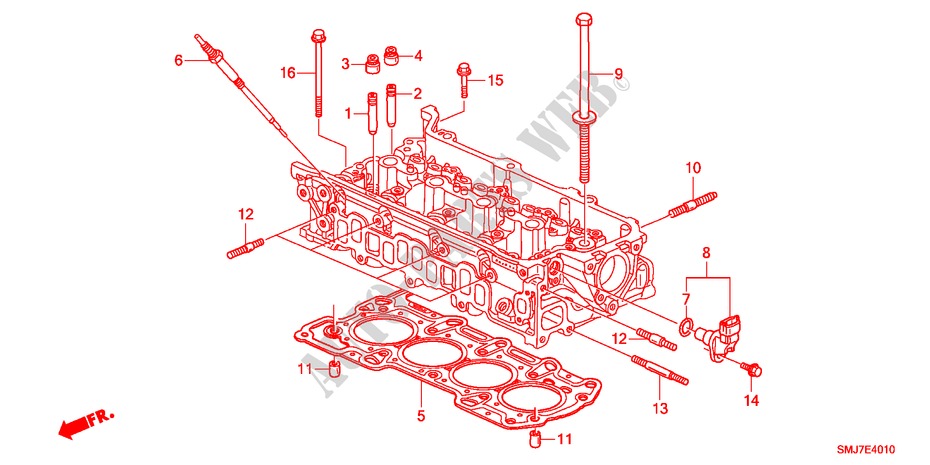 VALVE STEM SEAL/GLOW PLUG (DIESEL) for Honda CIVIC 2.2SPORT 5 Doors 6 speed manual 2011