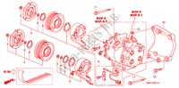 AIR CONDITIONER (COMPRESSOR) (DIESEL) for Honda CIVIC 2.2 BASE 3 Doors 6 speed manual 2009