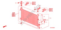AIR CONDITIONER (CONDENSER) for Honda CIVIC 1.8 TYPE S 3 Doors Intelligent Manual Transmission 2009
