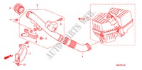 AIR INTAKE TUBE (1.4L) for Honda CIVIC 1.4 TYPE S 3 Doors 6 speed manual 2009