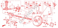 BRAKE MASTER CYLINDER/ MASTER POWER (RH) for Honda CIVIC 1.8 TYPE S 3 Doors 6 speed manual 2007