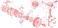 CRANKSHAFT/PISTON (2.0L) for Honda CIVIC 2.0 TYPE R 3 Doors 6 speed manual 2007