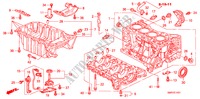 CYLINDER BLOCK/OIL PAN (2.0L) for Honda CIVIC 2.0 TYPE R 3 Doors 6 speed manual 2007