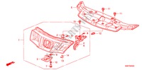 FRONT GRILLE (1) for Honda CIVIC 1.8 BASE 3 Doors Intelligent Manual Transmission 2008
