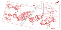 HEATER CONTROL (RH) for Honda CIVIC 1.8 TYPE S 3 Doors 6 speed manual 2008