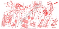PEDAL (RH) for Honda CIVIC 2.2 TYPE S 3 Doors 6 speed manual 2008