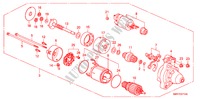 STARTER MOTOR (DENSO) (1.4L) for Honda CIVIC 1.4 TYPE S    PLUS 3 Doors 6 speed manual 2009