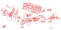 WATER PUMP (1.4L) for Honda CIVIC 1.4 TYPE S    PLUS 3 Doors 6 speed manual 2009