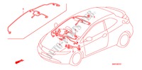 WIRE HARNESS (RH)(4) for Honda CIVIC 1.8 BASE 3 Doors Intelligent Manual Transmission 2008