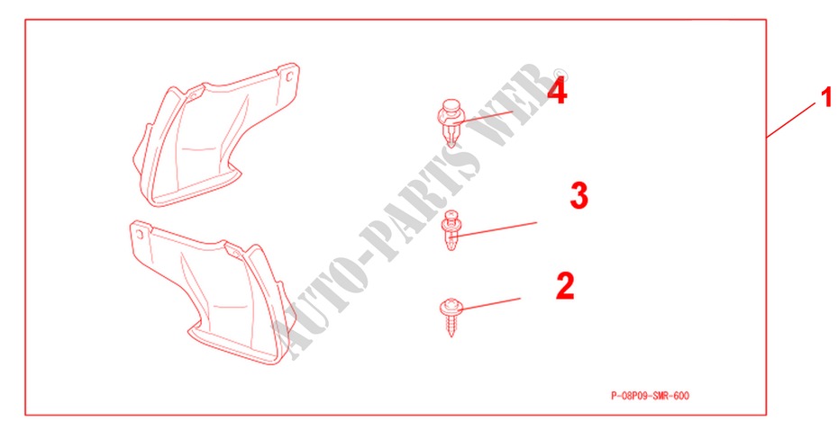 REAR MUDGUARDS for Honda CIVIC 1.8 TYPE S 3 Doors 6 speed manual 2007
