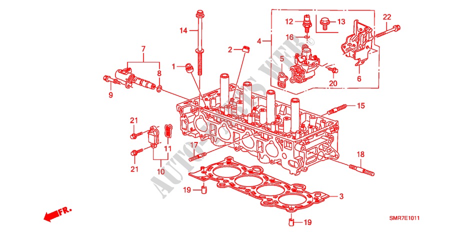 SPOOL VALVE (2.0L) for Honda CIVIC 2.0 TYPE R    RACE 3 Doors 6 speed manual 2007