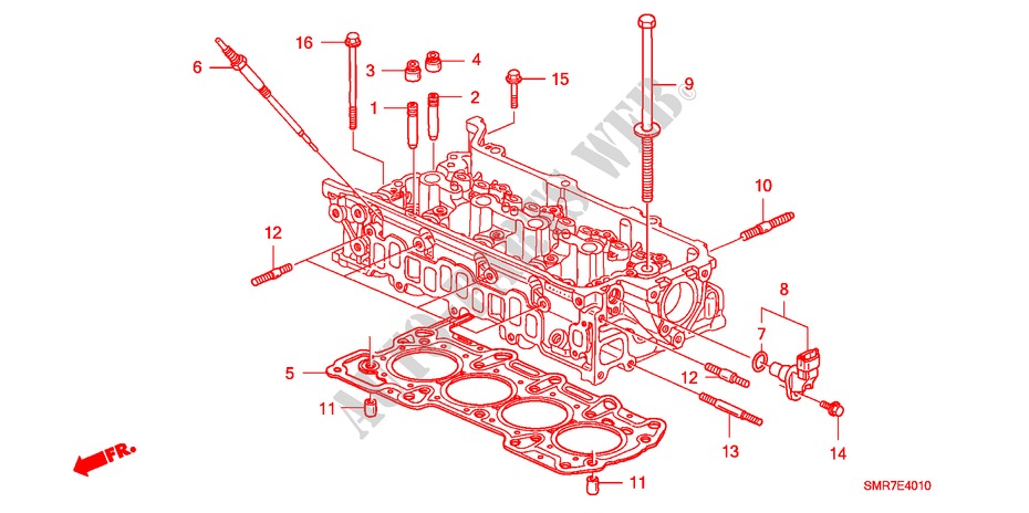 VALVE STEM SEAL/GLOW PLUG (DIESEL) for Honda CIVIC 2.2 TYPE S 3 Doors 6 speed manual 2008