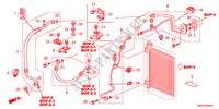 AIR CONDITIONER(HOSES/PIP ES)(LH)(1) for Honda CIVIC 1.4 BASE 3 Doors Intelligent Manual Transmission 2011