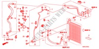 AIR CONDITIONER(HOSES/PIP ES)(LH)(2) for Honda CIVIC 2.0 TYPE-R 3 Doors 6 speed manual 2011