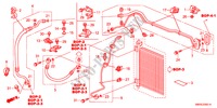 AIR CONDITIONER(HOSES/PIP ES)(RH)(1) for Honda CIVIC 1.8 BASE 3 Doors 6 speed manual 2010