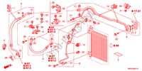 AIR CONDITIONER(HOSES/PIP ES)(RH)(1) for Honda CIVIC 2.2 TYPE-S 3 Doors 6 speed manual 2011