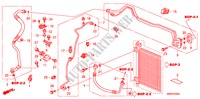 AIR CONDITIONER(HOSES/PIP ES)(RH)(2) for Honda CIVIC 2.0 TYPE-R 3 Doors 6 speed manual 2010