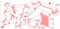 AIR CONDITIONER(HOSES/PIP ES)(RH)(2) for Honda CIVIC 2.0 TYPE-R    PLUS 3 Doors 6 speed manual 2011