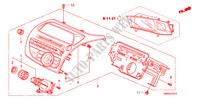 AUTO RADIO(RH)(2) for Honda CIVIC 1.8 TYPE-S    PLUS 3 Doors Intelligent Manual Transmission 2010