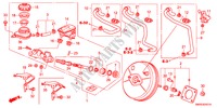 BRAKE MASTER CYLINDER/MAS TER POWER(RH) for Honda CIVIC 2.0 TYPE-R 3 Doors 6 speed manual 2010