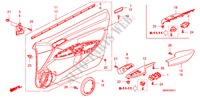 DOOR LINING(RH) for Honda CIVIC 2.2 TYPE-S    PLUS 3 Doors 6 speed manual 2010