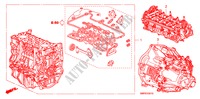 ENGINE ASSY./TRANSMISSION  ASSY.(DIESEL) for Honda CIVIC 2.2 TYPE-S    PLUS 3 Doors 6 speed manual 2011