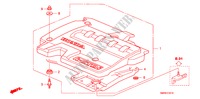 ENGINE COVER(DIESEL) for Honda CIVIC 2.2 TYPE-S    PLUS 3 Doors 6 speed manual 2011