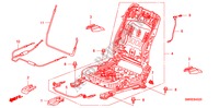 FRONT SEAT COMPONENTS(R.) (1.4L)(1.8L)(DIESEL) for Honda CIVIC 1.8 TYPE-S    PLUS 3 Doors Intelligent Manual Transmission 2010