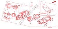 HEATER CONTROL(RH) for Honda CIVIC 1.8 TYPE-S 3 Doors 6 speed manual 2010