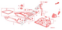 INSTRUMENT PANEL GARNISH( LH)(PASSENGER SIDE) for Honda CIVIC 2.2 TYPE-S    PLUS 3 Doors 6 speed manual 2011