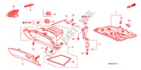 INSTRUMENT PANEL GARNISH( RH)(PASSENGER SIDE) for Honda CIVIC 1.8 TYPE-S 3 Doors 6 speed manual 2010