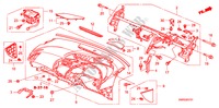 INSTRUMENT PANEL(RH) for Honda CIVIC 1.8 TYPE-S    PLUS 3 Doors 6 speed manual 2010