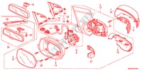 MIRROR for Honda CIVIC 1.8 TYPE-S    PLUS 3 Doors Intelligent Manual Transmission 2010