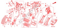 PEDAL(LH) for Honda CIVIC 2.0 TYPE-R    PLUS 3 Doors 6 speed manual 2011