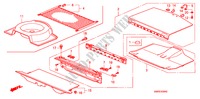 REAR FLOOR for Honda CIVIC 2.2 TYPE-S    PLUS 3 Doors 6 speed manual 2010