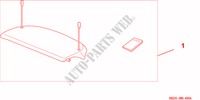 REAR SHELF for Honda CIVIC 1.8 BASE 3 Doors Intelligent Manual Transmission 2010