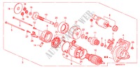 STARTER MOTOR(DENSO)(1.8L ) for Honda CIVIC 1.8 TYPE-S    PLUS 3 Doors 6 speed manual 2010