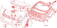 TAILGATE for Honda CIVIC 1.8 TYPE-S    PLUS 3 Doors 6 speed manual 2010