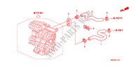 WATER HOSE(RH)(2.0L) for Honda CIVIC 2.0 TYPE-R   CHAMP 3 Doors 6 speed manual 2010