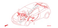 WIRE HARNESS(RH)(3) for Honda CIVIC 1.8 TYPE-S    PLUS 3 Doors Intelligent Manual Transmission 2010